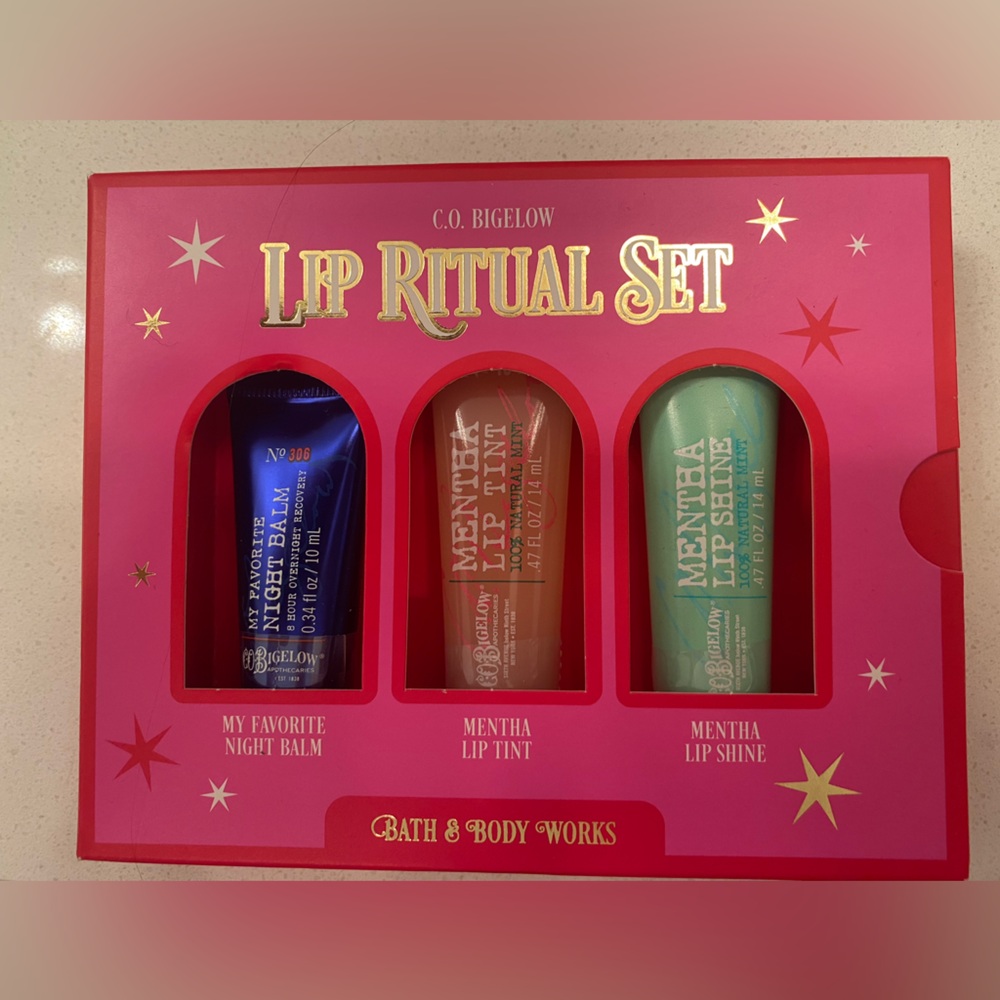 Bath & Body C.O. Bigelow‎ Lip Ritual 3-piece Gift Set